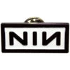 Logo Pewter Pin Badge(Nine Inch Nails Logo Pewter Pin Badge 457554) -ROCABILIA CLOTHING SALE 457554F