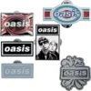 Logos Pewter Pin Badge(Oasis Logos Pewter Pin Badge 457565) -ROCABILIA CLOTHING SALE 457565F