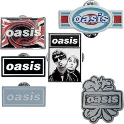 Logos Pewter Pin Badge(Oasis Logos Pewter Pin Badge 457565)