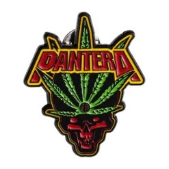Leaf Skull Pewter Pin Badge(Pantera Leaf Skull Pewter Pin Badge 457586)