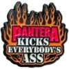 Kicks Pewter Pin Badge(Pantera Kicks Pewter Pin Badge 457590) -ROCABILIA CLOTHING SALE 457590F