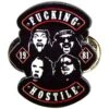 Hostile Pewter Pin Badge(Pantera Hostile Pewter Pin Badge 457594) -ROCABILIA CLOTHING SALE 457594F