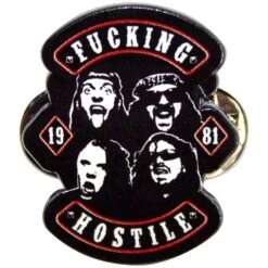 Hostile Pewter Pin Badge(Pantera Hostile Pewter Pin Badge 457594)