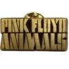 Animals Gold Text Logo Pewter Pin Badge(Pink Floyd Animals Gold Text Logo Pewter Pin Badge 457607) -ROCABILIA CLOTHING SALE 457607F