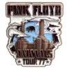 Animals Tour '77 Pewter Pin Badge(Pink Floyd Animals Tour 77 Pewter Pin Badge 457609) -ROCABILIA CLOTHING SALE 457609F