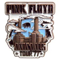 Animals Tour '77 Pewter Pin Badge(Pink Floyd Animals Tour 77 Pewter Pin Badge 457609)