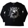Dagger Skull Long Sleeve(Slayer Dagger Skull Long Sleeve 457726) -ROCABILIA CLOTHING SALE 457726F