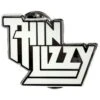 Logo Pewter Pin Badge(Thin Lizzy Logo Pewter Pin Badge 457772) -ROCABILIA CLOTHING SALE 457772F