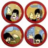 Yellow Submarine Portholes Pewter Pin Badge(Beatles Yellow Submarine Portholes Pewter Pin Badge 457866) -ROCABILIA CLOTHING SALE 457866F