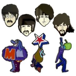 Yellow Submarine Characters Pewter Pin Badge(Beatles Yellow Submarine Characters Pewter Pin Badge 457868)