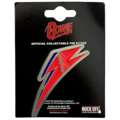 Flash Pewter Pin Badge(David Bowie Flash Pewter Pin Badge 458060)