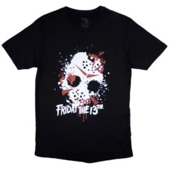 Jason Blood Splat T-shirt(Friday The 13th Jason Blood Splat T Shirt 458176)