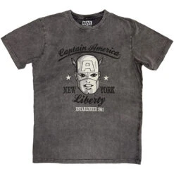 Captain America Est. 1941 Stone Wash T-shirt(Marvel Comics Captain America Est 1941 Stone Wash T Shirt 458252)