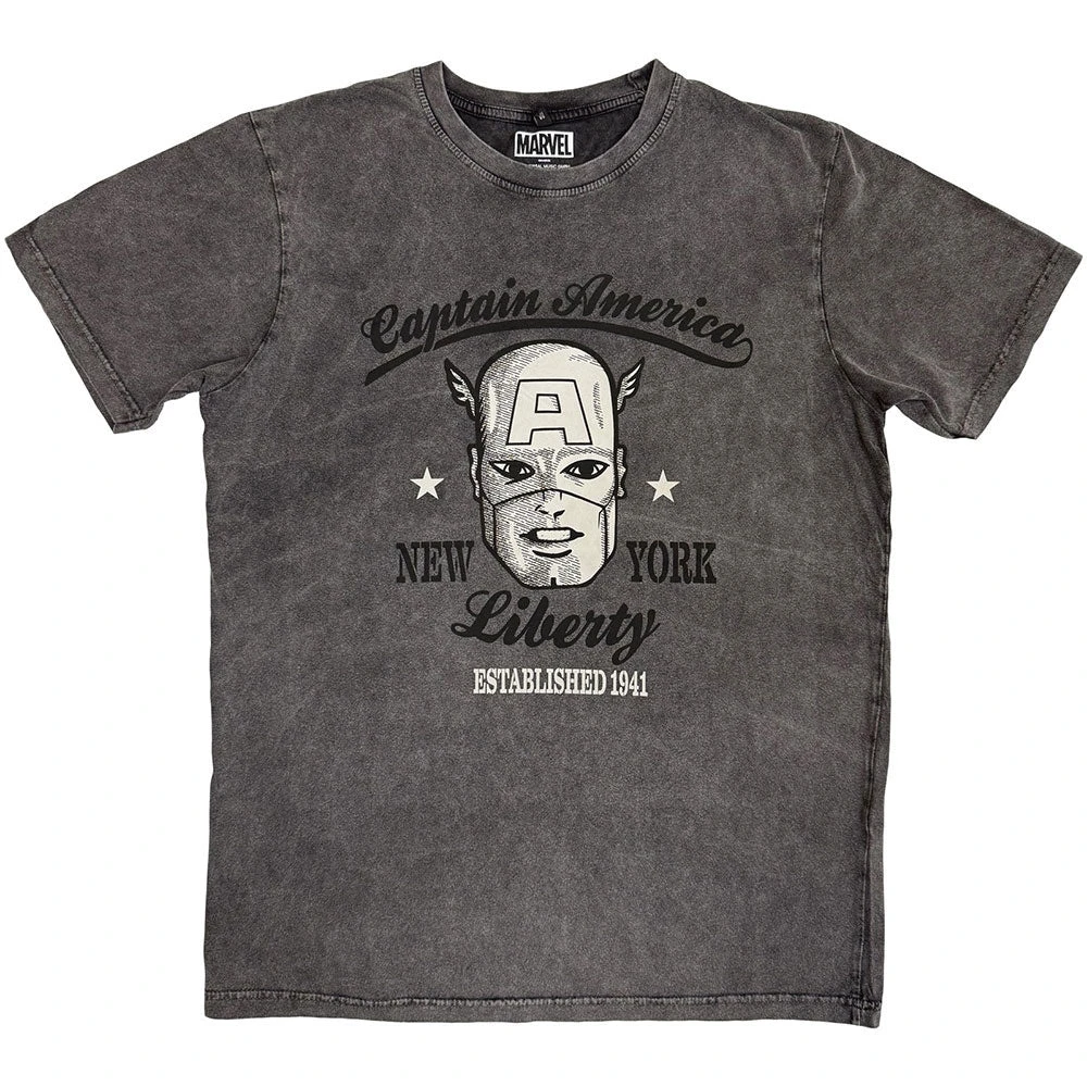 Captain America Est. 1941 Stone Wash T-shirt(Marvel Comics Captain America Est 1941 Stone Wash T Shirt 458252) 3 Captain America Est. 1941 Stone Wash T-shirt(Marvel Comics Captain America Est 1941 Stone Wash T Shirt 458252)