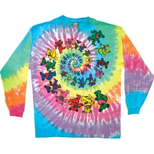 Spiral Bears Tie DyeLong Sleeve(Grateful Dead Spiral Bears Tie Dye Long Sleeve 48176) 3 Spiral Bears Tie DyeLong Sleeve(Grateful Dead Spiral Bears Tie Dye Long Sleeve 48176)