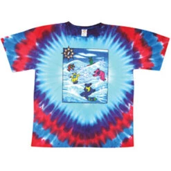 Snowbears Tie Dye T-shirt(Grateful Dead Snowbears Tie Dye T Shirt 54474)