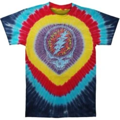 Raindrops Tie Dye T-shirt(Grateful Dead Raindrops Tie Dye T Shirt 55092)