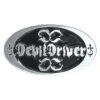 Oval Logo Black Enamel Filled On Silver Buckle Belt Buckle(Devil Driver Oval Logo Black Enamel Filled On Silver Buckle Belt Buckle 55695)