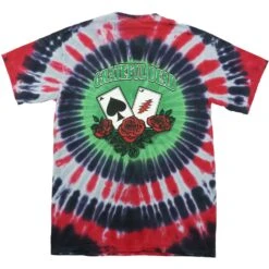 Dealer Tie Dye T-shirt(Grateful Dead Dealer Tie Dye T Shirt 65564) -ROCABILIA CLOTHING SALE 65564B