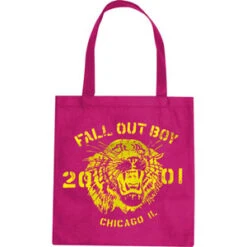 2001 Chicago Tote Wallets & Handbags(Fall Out Boy 2001 Chicago Tote Wallets Handbags 67296)