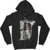 Opposition Zippered Hooded Sweatshirt(Bleeding Through Opposition Zippered Hooded Sweatshirt 67944)