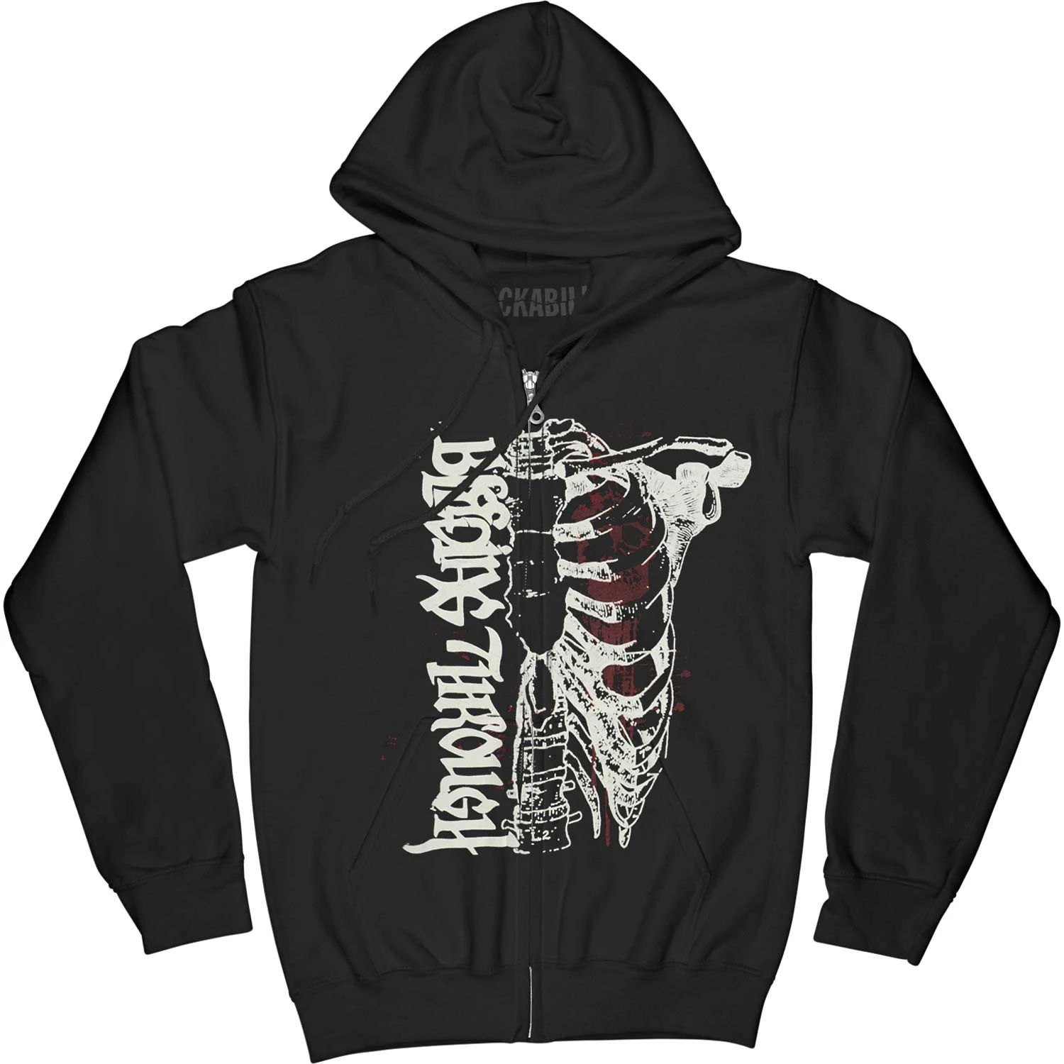 Opposition Zippered Hooded Sweatshirt(Bleeding Through Opposition Zippered Hooded Sweatshirt 67944) 3 Opposition Zippered Hooded Sweatshirt(Bleeding Through Opposition Zippered Hooded Sweatshirt 67944)