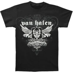 B&w Winged Devil T-shirt(Van Halen B W Winged Devil T Shirt 88193)
