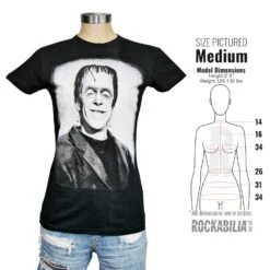 Junior Top(The Munsters Junior Top 94342) -ROCABILIA CLOTHING SALE 94342S