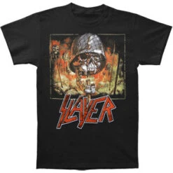 Impaled Skull T-shirt(Slayer Impaled Skull T Shirt 98897)